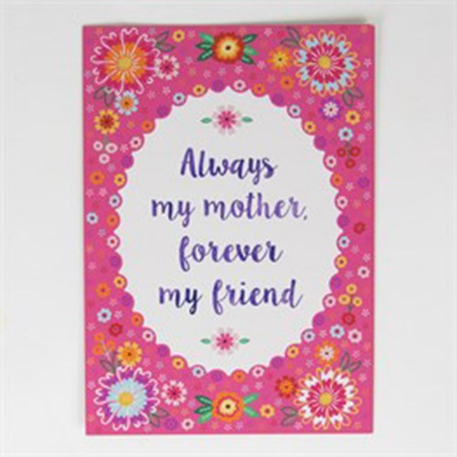 always my mother postcard